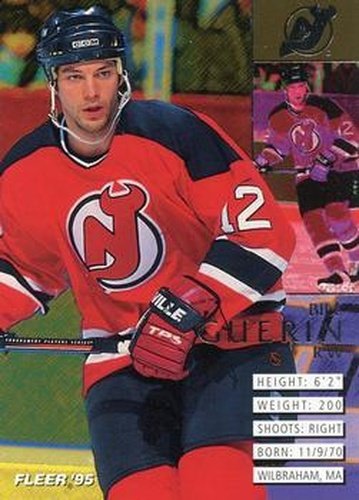 #112 Bill Guerin - New Jersey Devils - 1994-95 Fleer Hockey