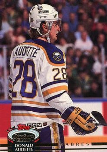 #112 Donald Audette - Buffalo Sabres - 1992-93 Stadium Club Hockey