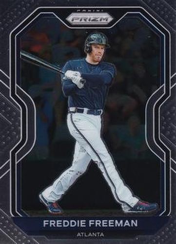 #112 Freddie Freeman - Atlanta Braves - 2021 Panini Prizm Baseball