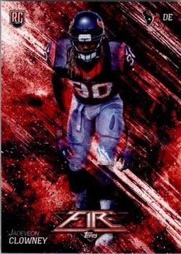 #112 Jadeveon Clowney - Houston Texans - 2014 Topps Fire Football