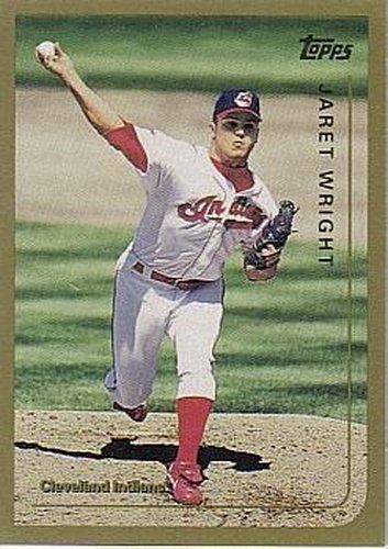 #112 Jaret Wright - Cleveland Indians - 1999 Topps Baseball