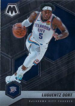 #112 Luguentz Dort - Oklahoma City Thunder - 2020-21 Panini Mosaic Basketball