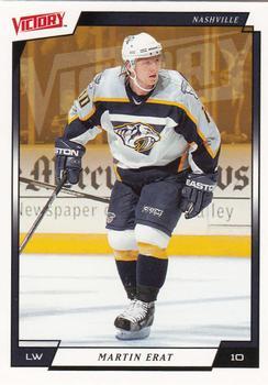 #112 Martin Erat - Nashville Predators - 2006-07 Upper Deck Victory Hockey