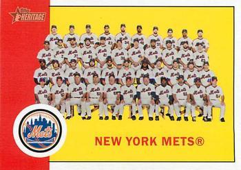 #112 New York Mets - New York Mets - 2012 Topps Heritage Baseball