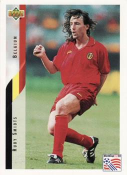 #112 Rudy Smidts - Belgium - 1994 Upper Deck World Cup Contenders English/Spanish Soccer