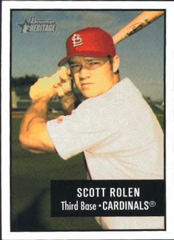 #112 Scott Rolen - St. Louis Cardinals - 2003 Bowman Heritage Baseball