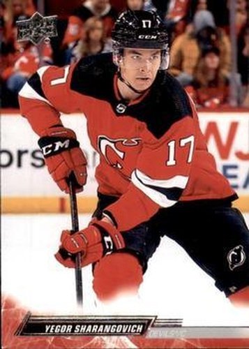 #112 Yegor Sharangovich - New Jersey Devils - 2022-23 Upper Deck Hockey
