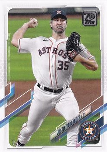 #112 Justin Verlander - Houston Astros - 2021 Topps Baseball