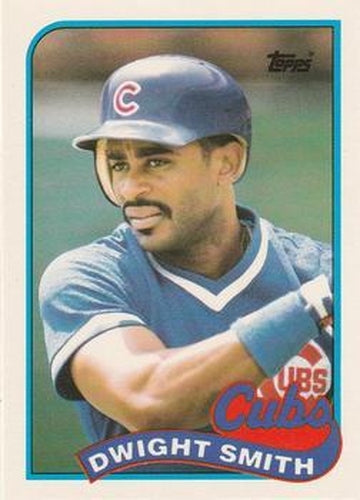 #113T Dwight Smith - Chicago Cubs - 1989 Topps Traded Baseball