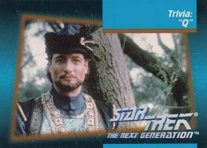 #113 Trivia: "Q" - 1992 Impel Star Trek: The Next Generation