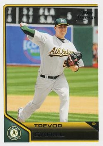 #113 Trevor Cahill - Oakland Athletics - 2011 Topps Lineage Baseball