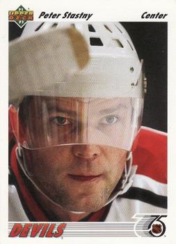 #113 Peter Stastny - New Jersey Devils - 1991-92 Upper Deck Hockey