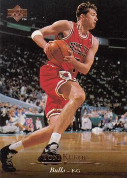 #113 Toni Kukoc - Chicago Bulls - 1995-96 Upper Deck Basketball