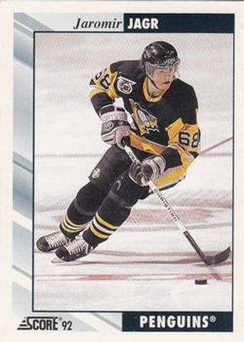 #113 Jaromir Jagr - Pittsburgh Penguins - 1992-93 Score USA Hockey
