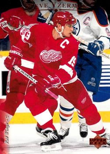 #113 Steve Yzerman - Detroit Red Wings - 1995-96 Upper Deck Hockey