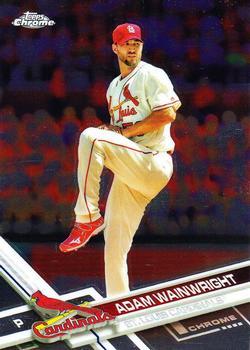 #113 Adam Wainwright - St. Louis Cardinals - 2017 Topps Chrome Baseball