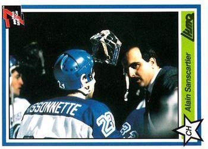 #113 Alain Sanscartier - Shawinigan Cataractes - 1990-91 7th Inning Sketch QMJHL Hockey