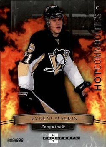 #113 Evgeni Malkin - Pittsburgh Penguins - 2007-08 Fleer Hot Prospects Hockey