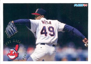 #113 Jose Mesa - Cleveland Indians - 1994 Fleer Baseball
