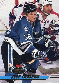 #114 Jeff Odgers - San Jose Sharks - 1993-94 Stadium Club Hockey