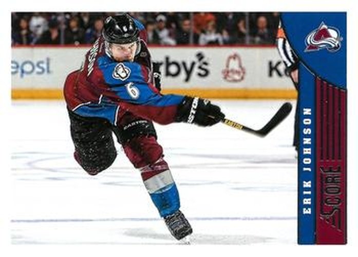 #114 Erik Johnson - Colorado Avalanche - 2013-14 Score Hockey