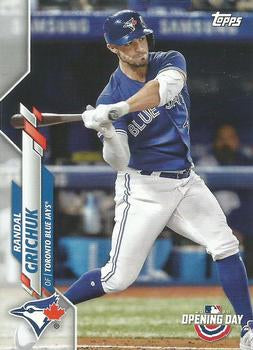 #114 Randal Grichuk - Toronto Blue Jays - 2020 Topps Opening Day Baseball