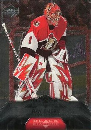 #114 Ray Emery - Ottawa Senators - 2007-08 Upper Deck Black Diamond Hockey