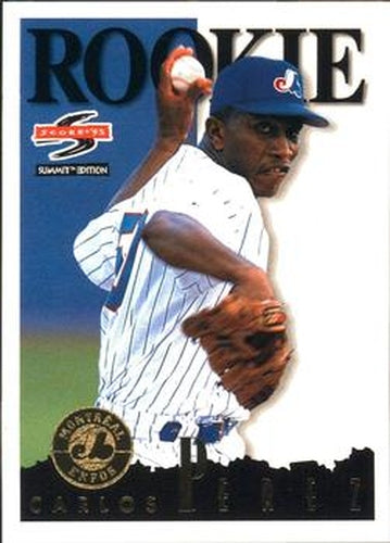 #114 Carlos Perez - Montreal Expos - 1995 Summit Baseball
