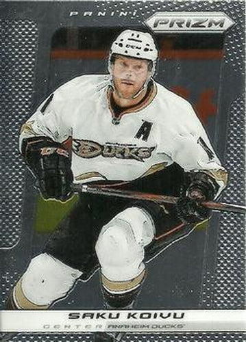 #114 Saku Koivu - Anaheim Ducks - 2013-14 Panini Prizm Hockey