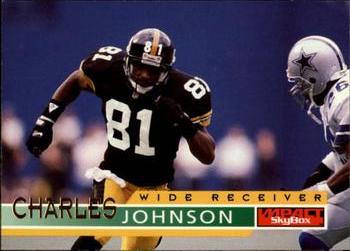 #114 Charles Johnson - Pittsburgh Steelers - 1995 SkyBox Impact Football