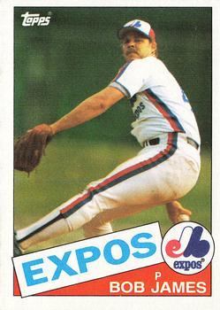 #114 Bob James - Montreal Expos - 1985 Topps Baseball