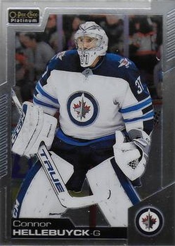 #114 Connor Hellebuyck - Winnipeg Jets - 2020-21 O-Pee-Chee Platinum Hockey