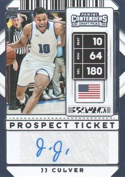 #114 JJ Culver - Wayland Baptist Pioneers - 2020 Panini Contenders Draft Picks Basketball