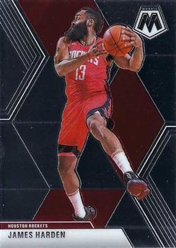 #114 James Harden - Houston Rockets - 2019-20 Panini Mosaic Basketball