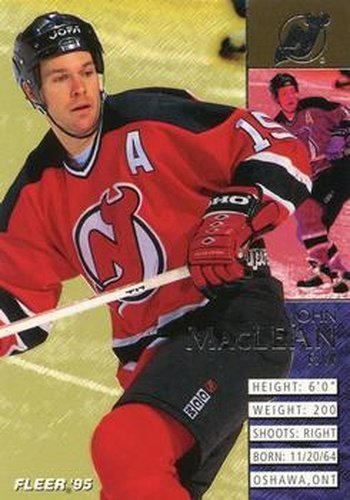 #114 John MacLean - New Jersey Devils - 1994-95 Fleer Hockey