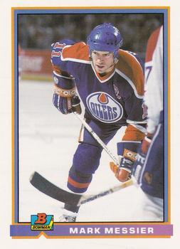 #114 Mark Messier - Edmonton Oilers - 1991-92 Bowman Hockey
