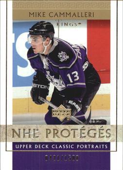 #114 Mike Cammalleri - Los Angeles Kings - 2002-03 Upper Deck Classic Portraits Hockey