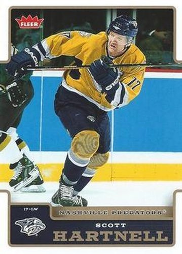 #114 Scott Hartnell - Nashville Predators - 2006-07 Fleer Hockey