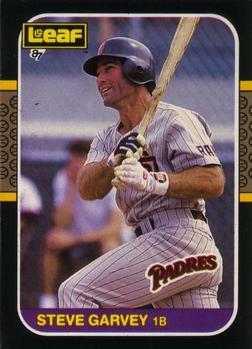 #114 Steve Garvey - San Diego Padres - 1987 Leaf Baseball