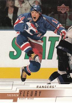 #114 Theoren Fleury - New York Rangers - 2000-01 Upper Deck Hockey