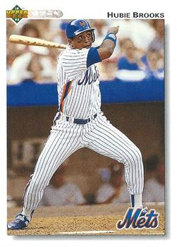 #114 Hubie Brooks - New York Mets - 1992 Upper Deck Baseball