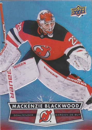 #114 Mackenzie Blackwood - New Jersey Devils - 2021-22 Upper Deck Tim Hortons Hockey