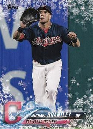 #HMW114 Michael Brantley - Cleveland Indians - 2018 Topps Holiday Baseball