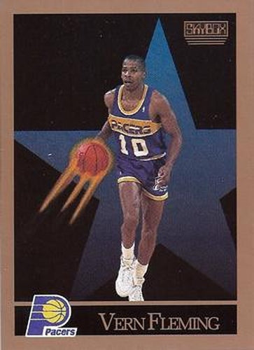 #114 Vern Fleming - Indiana Pacers - 1990-91 SkyBox Basketball