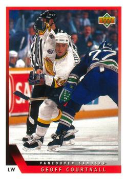 #114 Geoff Courtnall - Vancouver Canucks - 1993-94 Upper Deck Hockey