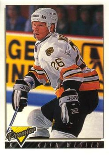 #114 Glen Wesley - Boston Bruins - 1993-94 O-Pee-Chee Premier Hockey