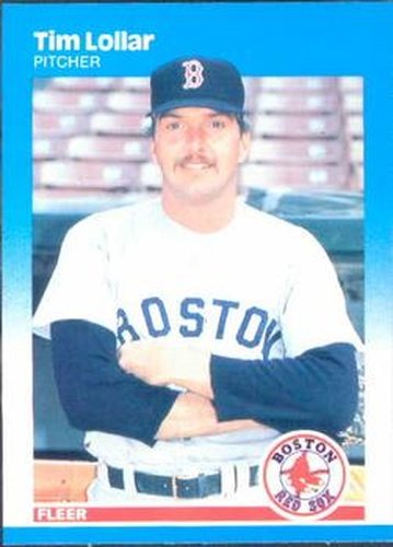 #38 Tim Lollar - Boston Red Sox - 1987 Fleer Baseball