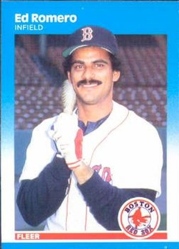 #42 Ed Romero - Boston Red Sox - 1987 Fleer Baseball