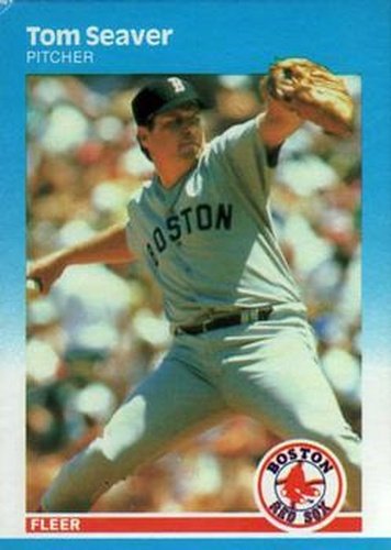 #45 Tom Seaver - Boston Red Sox - 1987 Fleer Baseball