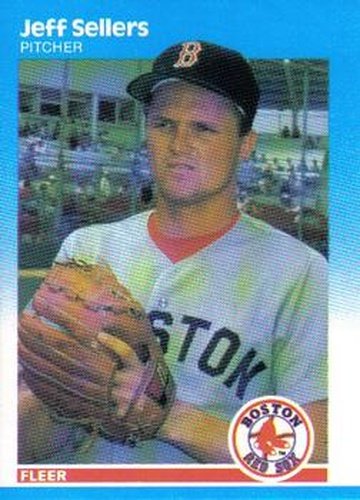 #46 Jeff Sellers - Boston Red Sox - 1987 Fleer Baseball